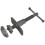 Loops 4 Piece Brake Piston Wind-Back Tool Kit - 6mm Pin Diameter - Brake Servicing 1