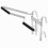 Loops Downpipe / Drainpipe Standoff Ladder Adapter Bracket Wall Corner Stabilizer Kit 2