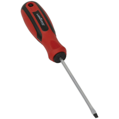 Loops Slotted 3 x 75mm Screwdriver with Soft Grip Handle - Chrome Vanadium Shaft 2