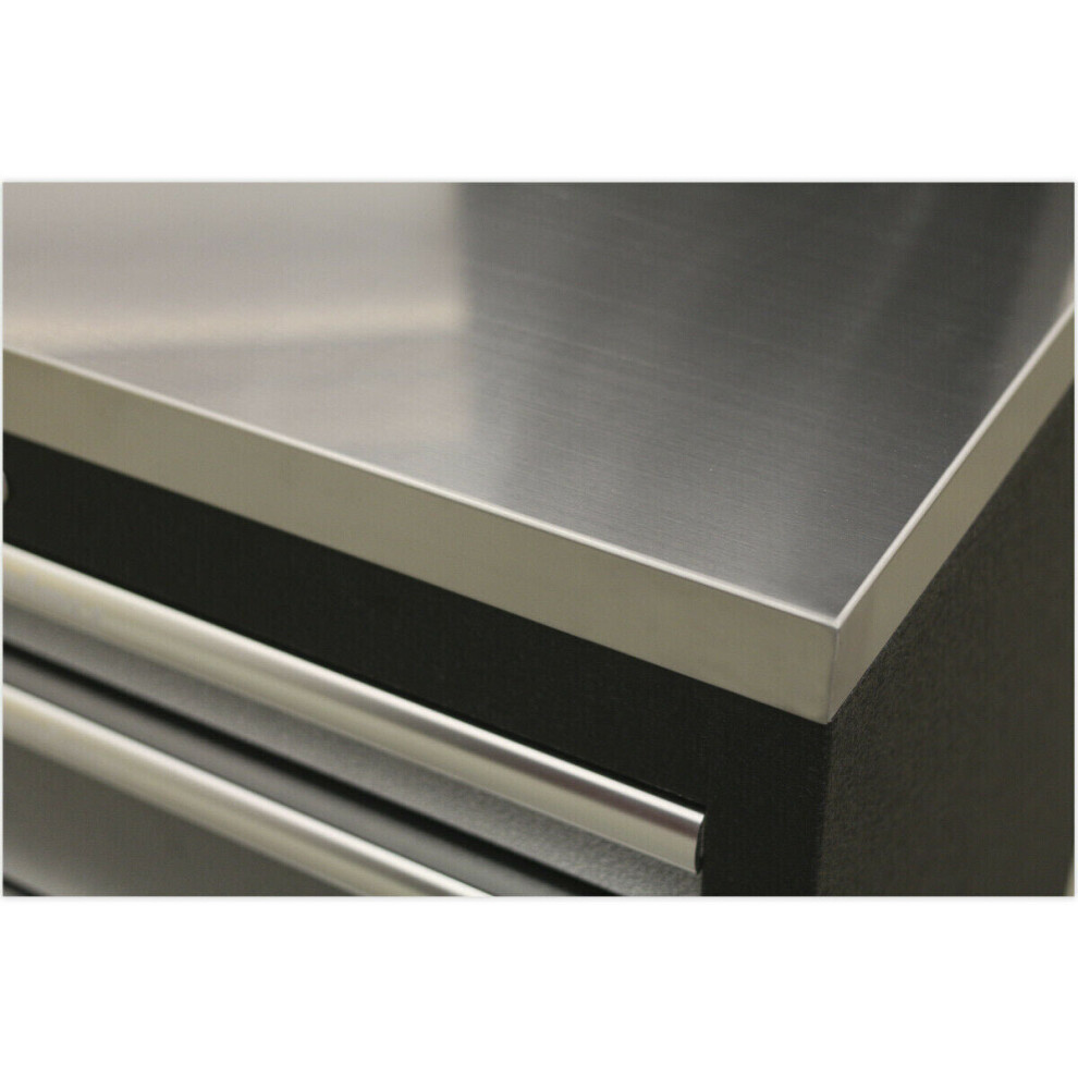 2040mm Stainless Steel Worktop for ys02633 ys02634 ys02639 & ys02641 Cabinets-image-OPC-P8WKQDH-NEW