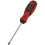 Loops Slotted 3 x 75mm Screwdriver with Soft Grip Handle - Chrome Vanadium Shaft 4