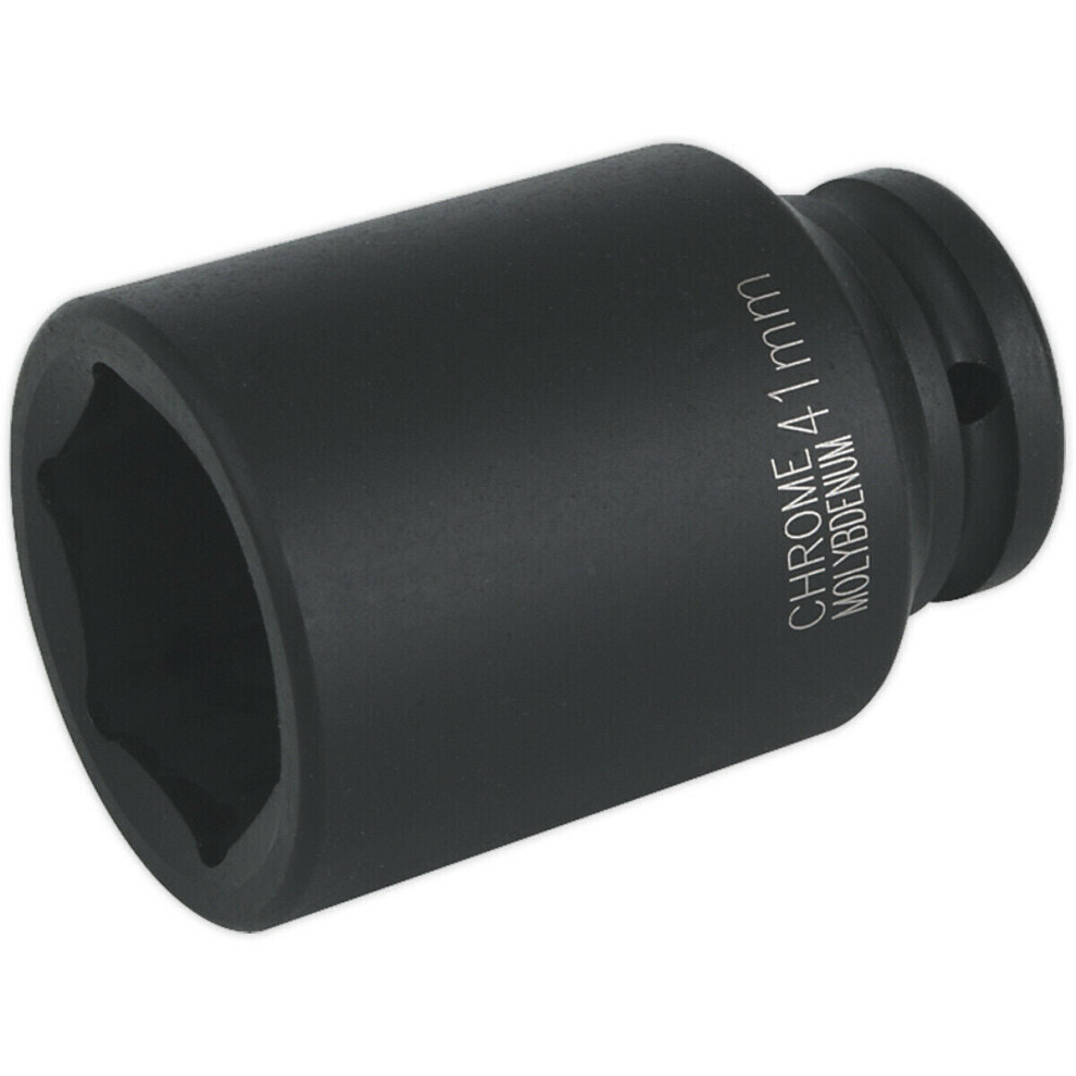 Loops 41Mm Forged Deep Impact Socket - 3/4 Inch Sq Drive - Chromoly Wrench Socket