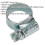 Loops 30 PACK Zinc Plated Hose Clip - 11mm to 16mm Diameter - External Pressed Threads 2