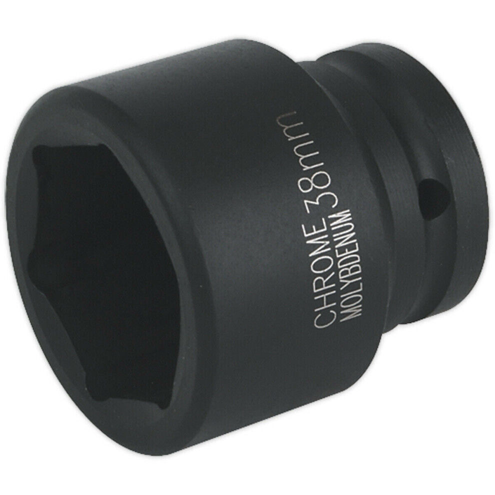 38mm Forged Impact Socket - 3/4 Inch Sq Drive - Chromoly Impact Wrench Socket
