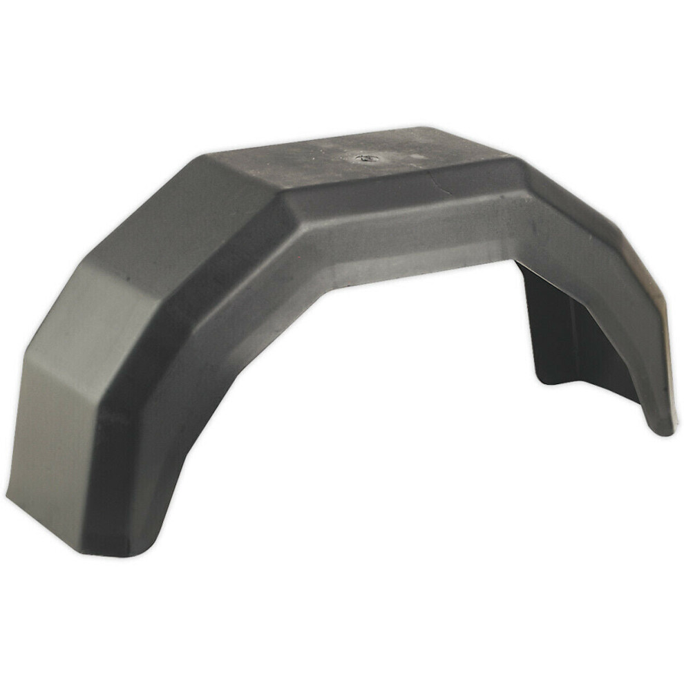 Moulded Plastic Trailer Mudguard - 760 x 220mm - Suitable for 330mm Wheels