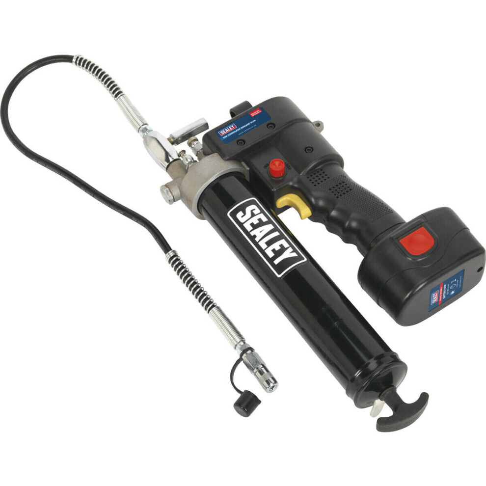 12V Cordless Grease Gun Kit - Holds 400G Cartridge - Includes Battery & Charger 5056524268865
