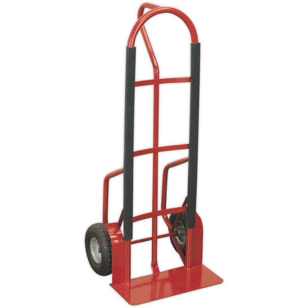 300kg Heavy Duty Tall Sack Truck & Pneumatic Tyres - Tubular Steel Construction