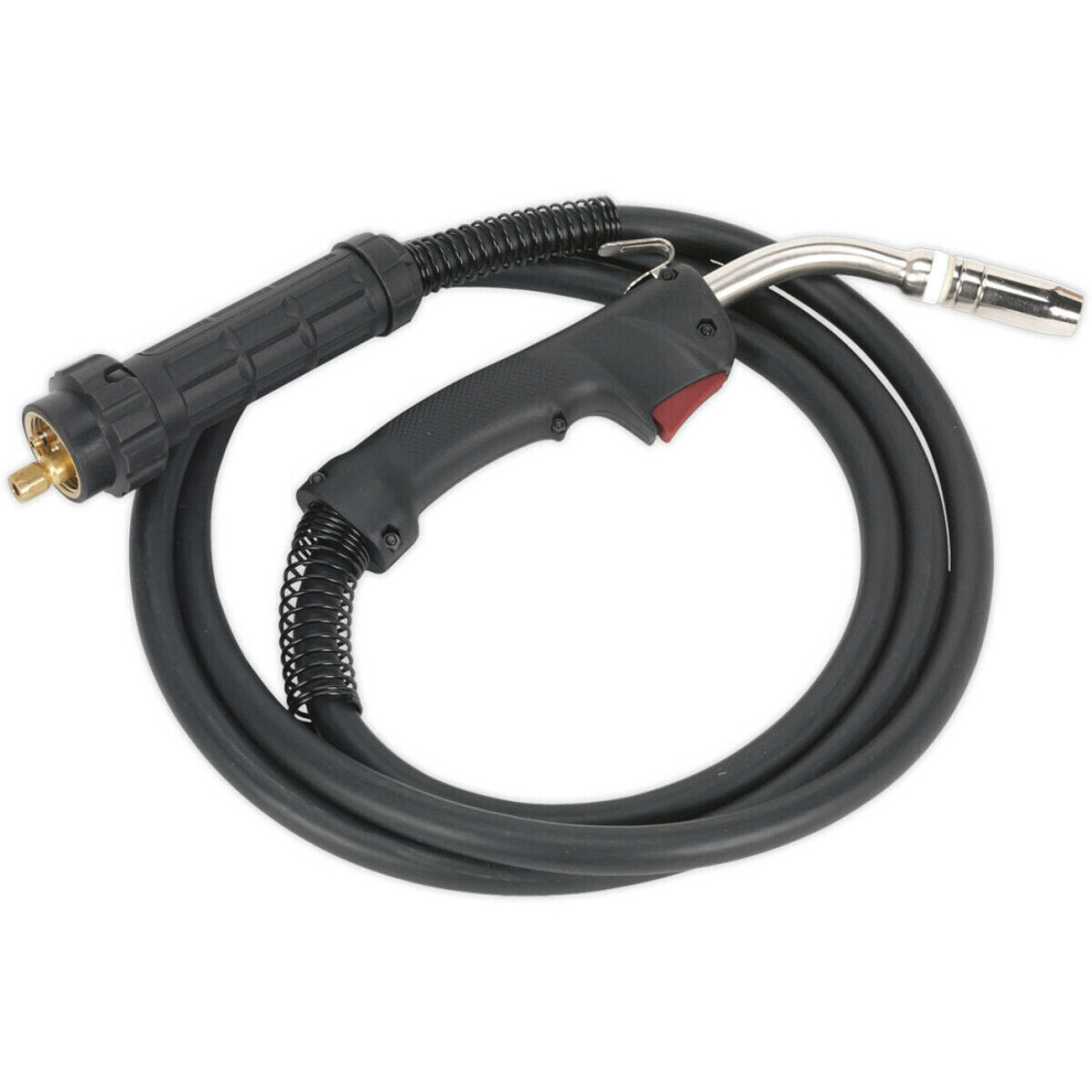 Loops Mb25 Mig Torch With Euro Connector - 4M Heat Proof Cable - Contoured Grip