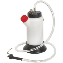 500ml Brake Bleeding Bottle - One-Way Valve - Wide Base for Stability - Hooks