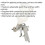Loops General Purpose Gravity Fed Airbrush Spray Gun - 1.8mm Nozzle Water Based Paint 2