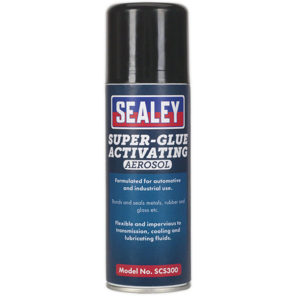 6 PACK 200ml Super Glue Activating Aerosol - Large Gap Fill - Adhesive Glue Cure