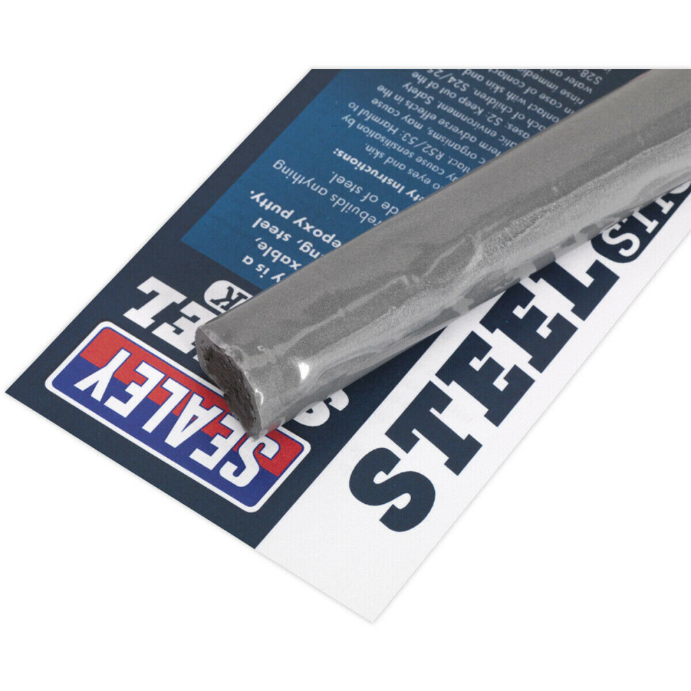 Loops 114G Quick Set Metal Putty - Hand Kneadable - Steel Reinforced Epoxy Putty