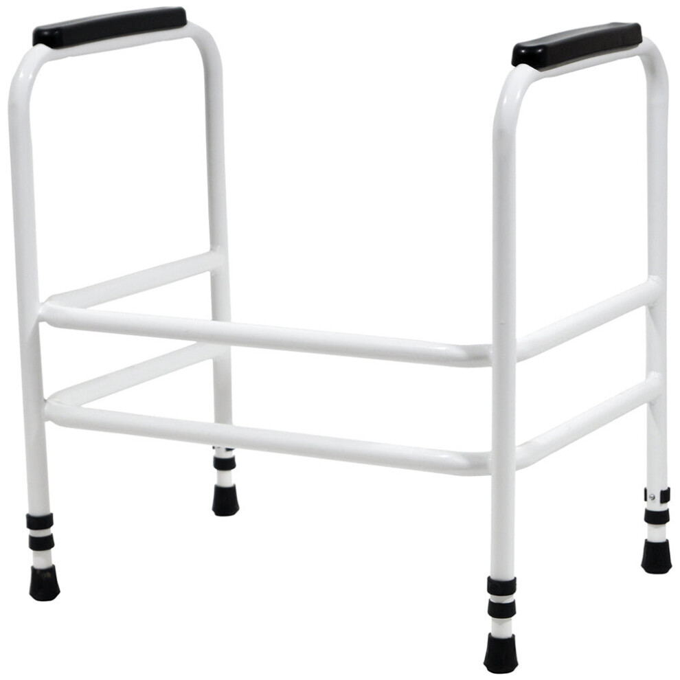 Aidapt Height Adjustable Bariatric Toilet Frame - Free Standing - 254Kg Weight Limit