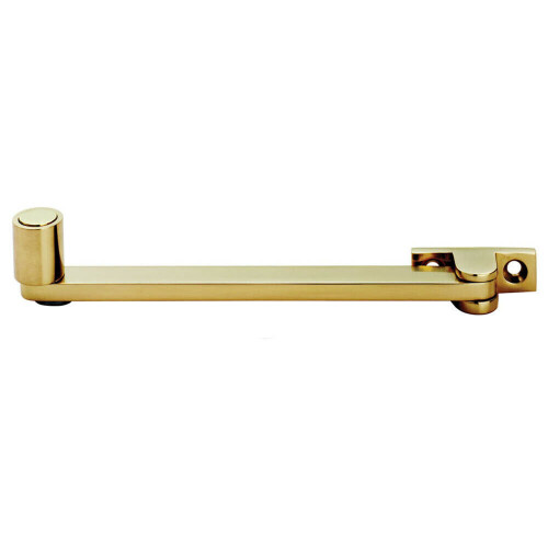 Loops Roller Arm Window Stay 138mm Arm Length Polished Brass Window Fitting 1