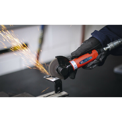 Loops Straight Air Cut Off Tool - 75mm Disc - 1/4" BSP Inlet - Safety Release Trigger 2