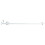 Loops White Three Flanged Mopstick Handrail Support - Swivel Bracket - Mobility Aid 2
