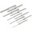Loops 9 Pc Parallel Roll Pin Punch Set - Hardened & Tempered Steel Punches - Metric 4