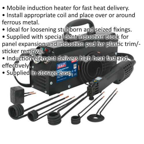 Loops 2000W Mobile Induction Heater - Seized Fixing Tool - Flameless Heat Tool 1