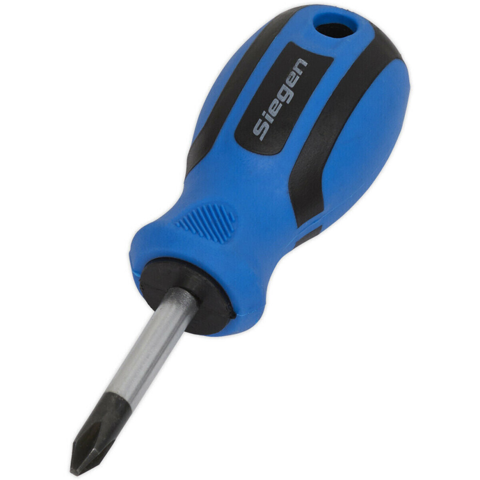 Phillips 2 x 38mm Screwdriver with Soft Grip Handle - Chrome Vanadium Shaft