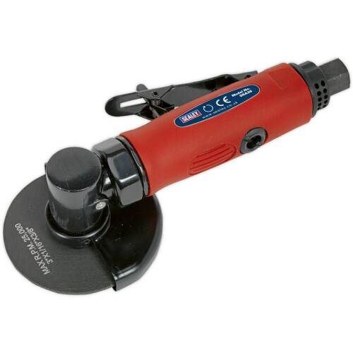 Loops Straight Air Cut Off Tool - 75mm Disc - 1/4" BSP Inlet - Safety Release Trigger