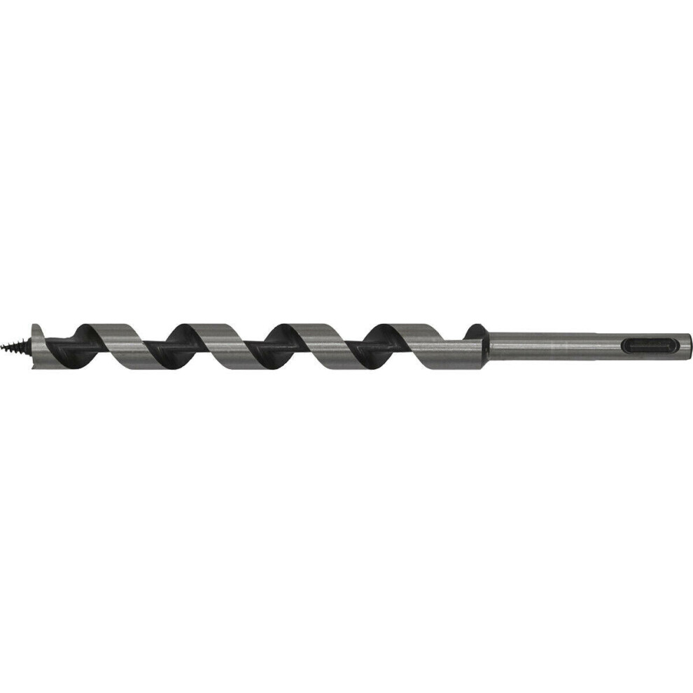 16 x 235mm SDS Plus Auger Wood Drill Bit - Fully Hardened - Smooth Drilling-image-OPC-P8WKRBJ-NEW