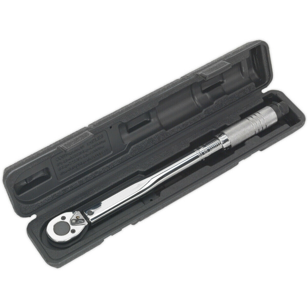 Ratchet Torque Wrench - 3/8" Sq Drive - Twist Reverse - Hardened & Tempered 5056581903167