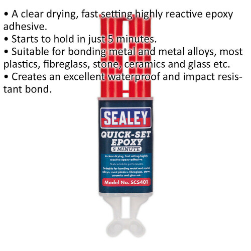 Loops 25ml Quick Setting Epoxy Adhesive - 5 Minute Set Time - Water & Impact Proof 1
