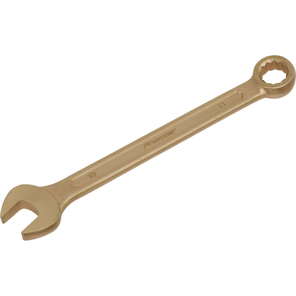 13Mm Non-Sparking Combination Spanner - Open-End & 12-Point Walldrive Ring 5056524290873