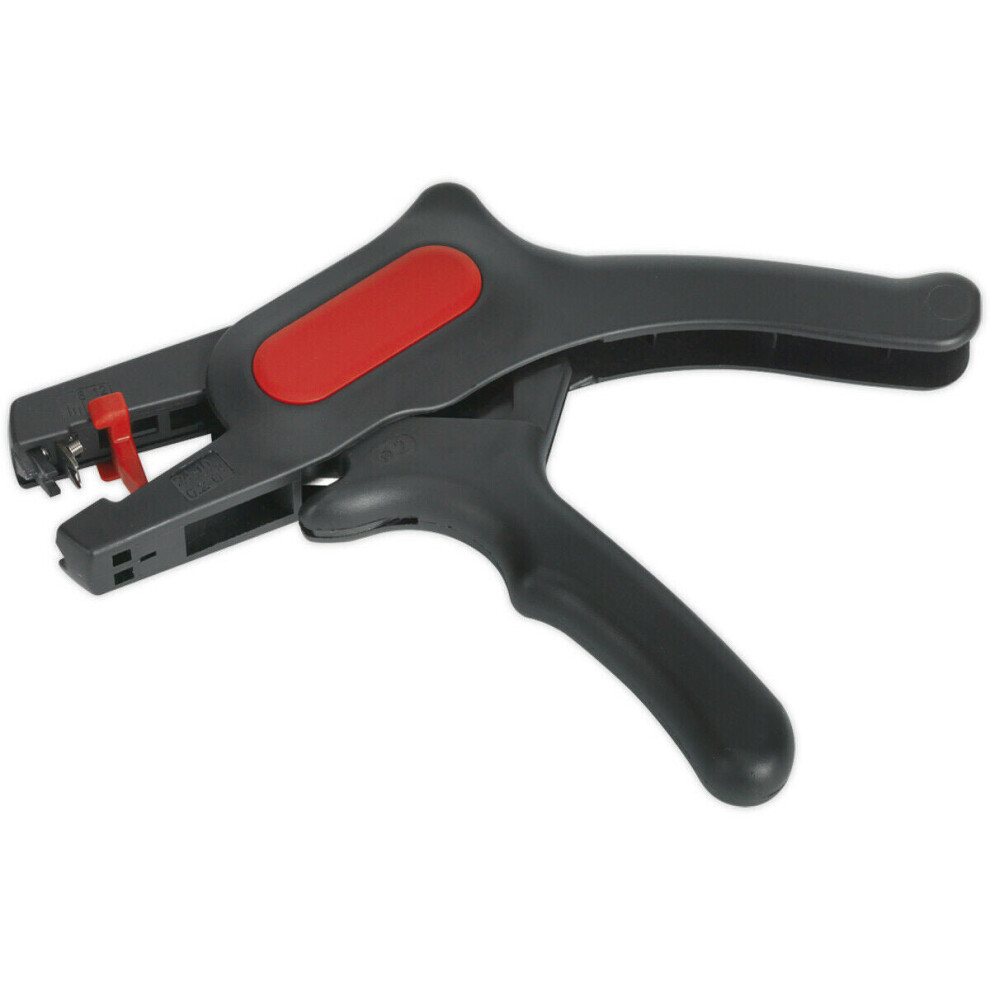 Automatic Pistol Grip Wire Stripping Tool - Handle Lock - Adjustable Wire Stop