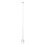 Loops White Two Flanged Mopstick Handrail Support - Swivel Bracket - Mobility Aid 4