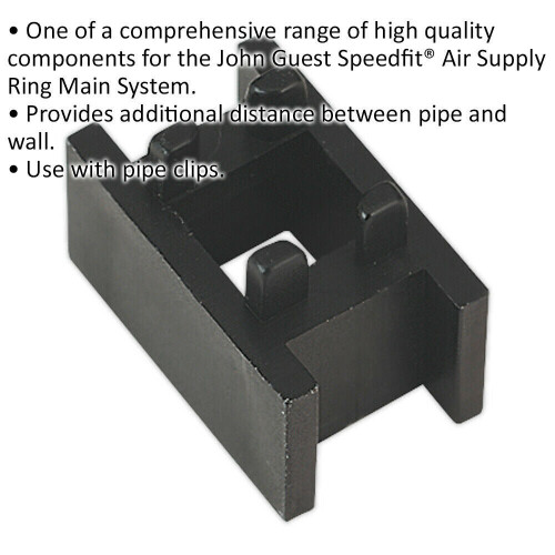 Loops 20 PACK - Air Pipe / Cable Wall & Ceiling Spacers - Nylon Tube Pipe Clip Holder 1