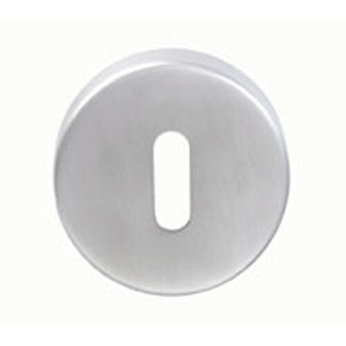 Loops 52mm Standard Lock Profile Open Escutcheon Concealed Fix Satin Steel 1