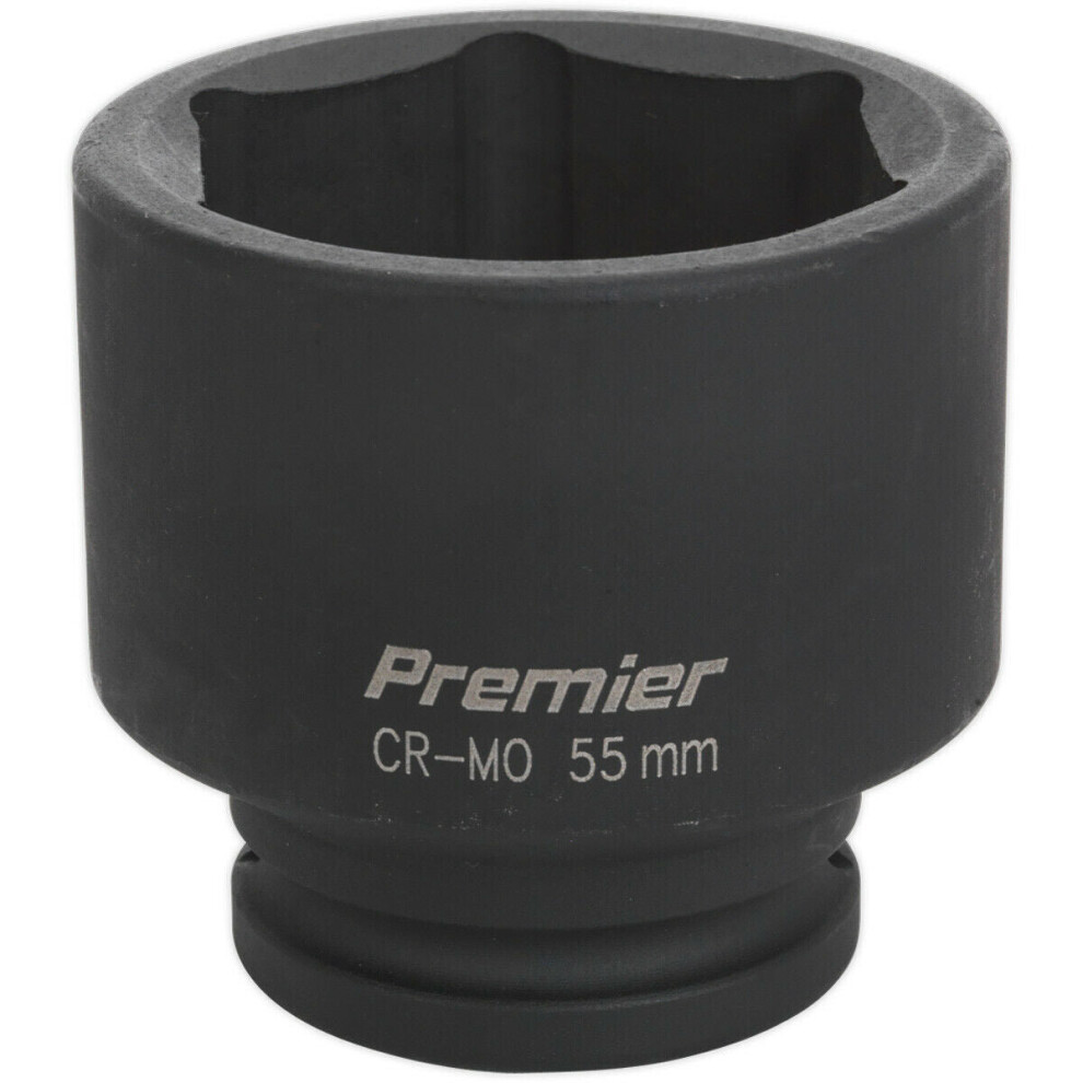 55Mm Forged Impact Socket - 3/4 Inch Sq Drive - Chromoly Impact Wrench Socket 5056524282939