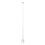 Loops White Two Flanged Mopstick Handrail Support - Swivel Bracket - Mobility Aid 1