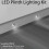 Loops Eyelid LED Plinth Light Kit 12x Round Spotlight Kitchen Bathroom Floor Panel 2