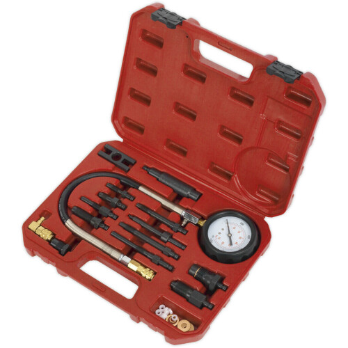 Loops Diesel Engine Compression Test Kit - 60mm Gauge - 400mm Hose - Quick Connector 2
