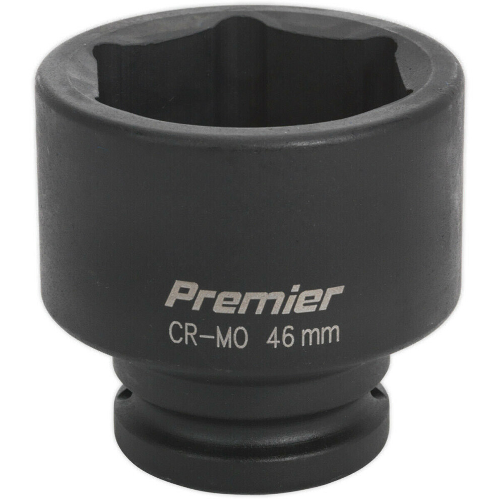 Loops 46Mm Forged Impact Socket - 3/4 Inch Sq Drive - Chromoly Impact Wrench Socket