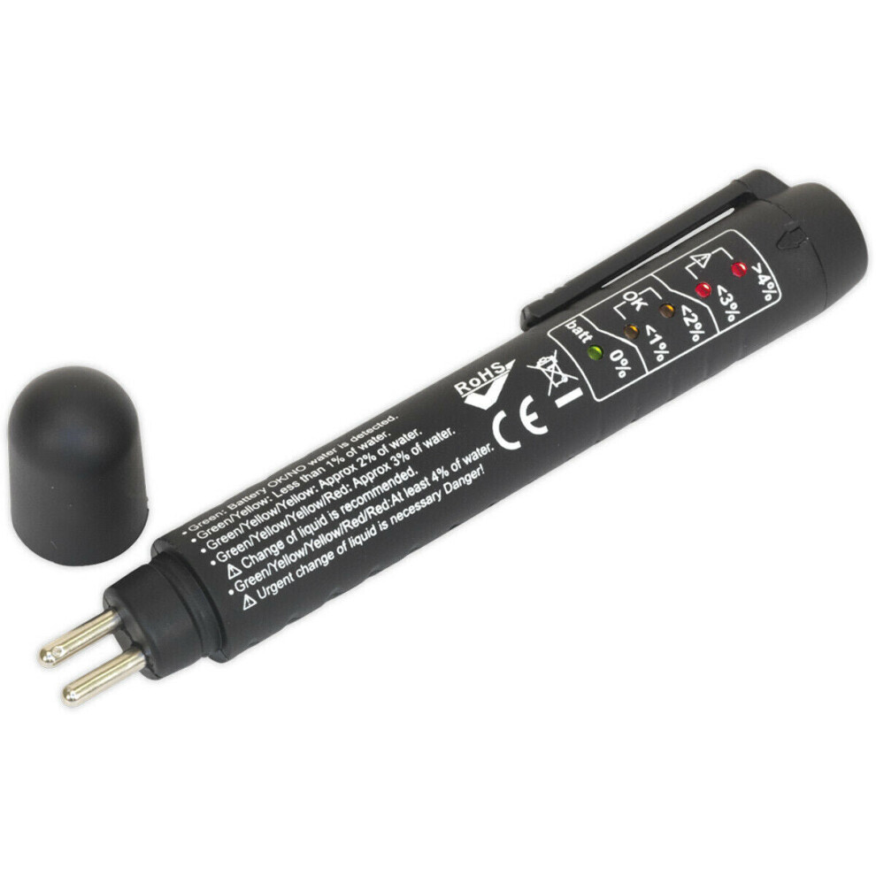 Loops Pocket Brake Fluid Tester - Moisture Content Checker - Easy Calibration