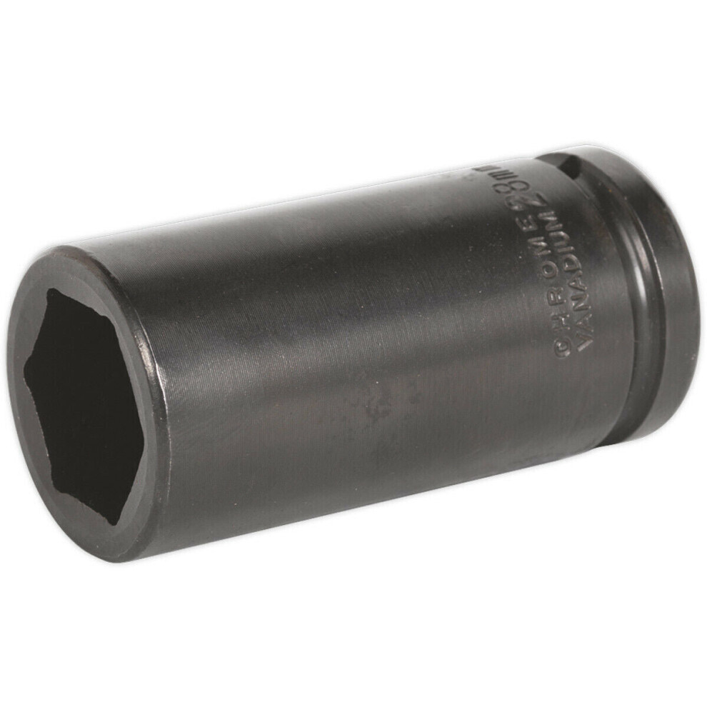 28mm Forged Deep Impact Socket - 3/4" Sq Drive - Corrosion Resistant - Steel