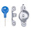 Loops Locking Fitch Pattern Sash Window Fastener 49mm Fixing Centres Satin Chrome 2