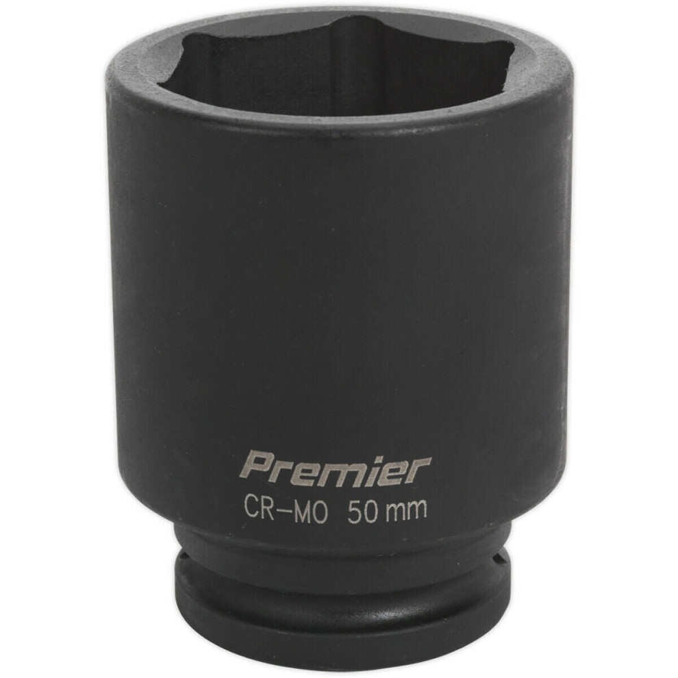 50Mm Forged Deep Impact Socket - 3/4 Inch Sq Drive - Chromoly Wrench Socket 5056524282922