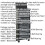 Loops Stacking 16 Drawer Topchest Mid Box & Rollcab Bundle - BB Slides - Black & Grey 2