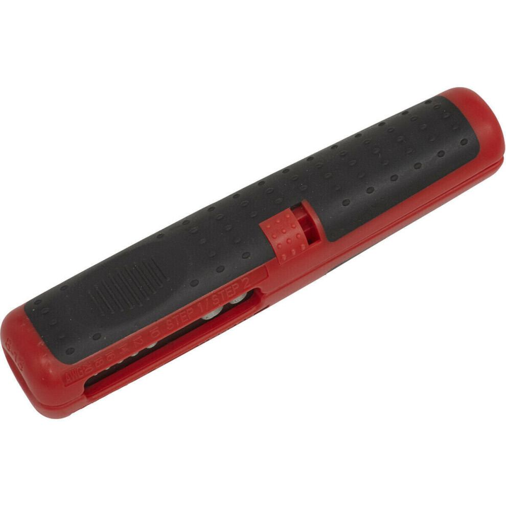 Pocket Wire Stripping Tool - 0.5mm to 6mm - Spring Loaded Safety Lock