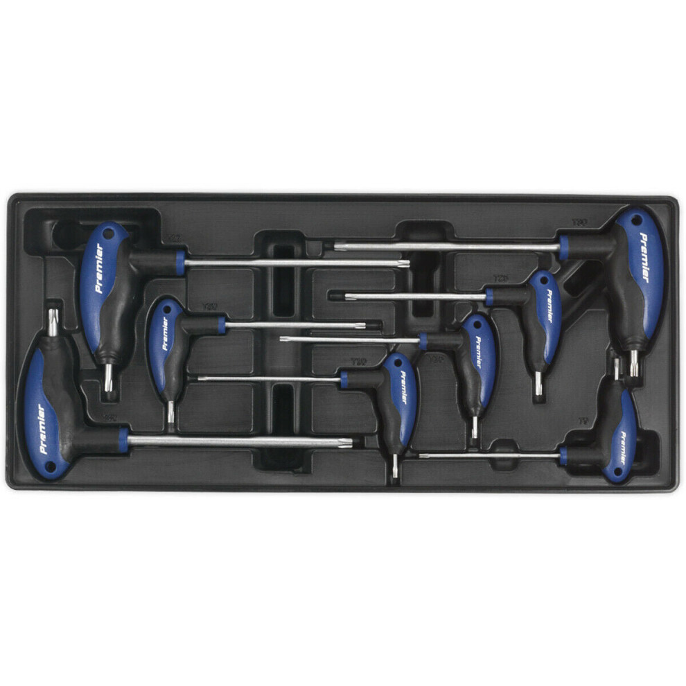 8 Piece Premium T-Handle Trx-Star Key Set With Modular Tool Tray - Tool Storage 5056581932341