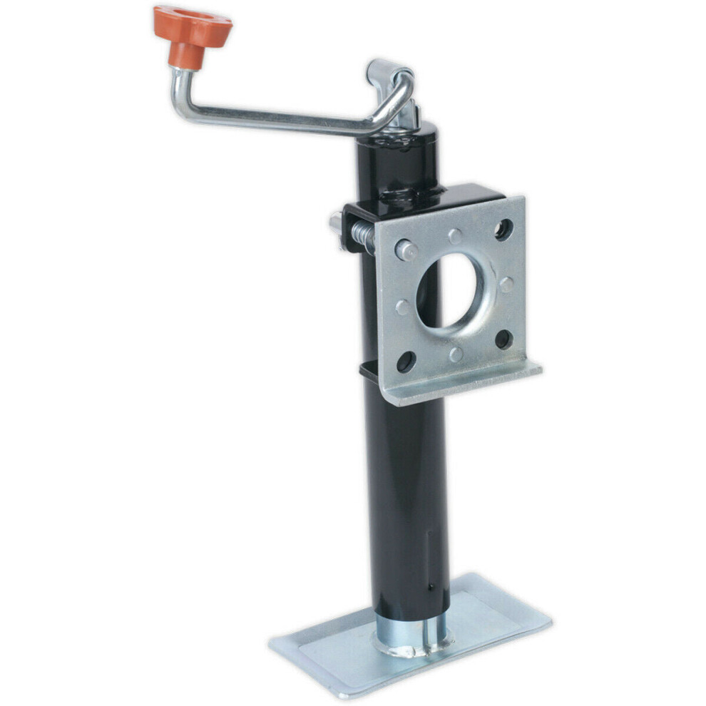 Heavy Duty Trailer Jack & Clamp - Weld On Swivel Mounting - 900kg Capacity