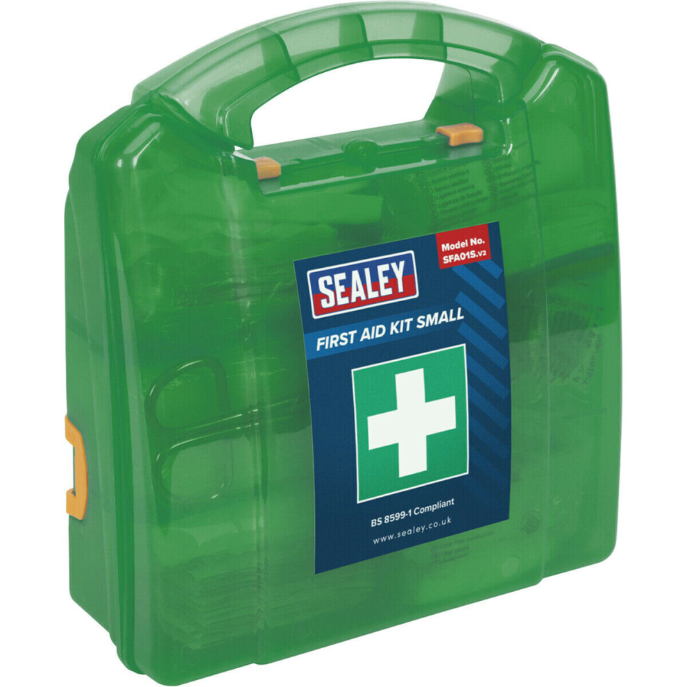 Loops Small First Aid Kit - Durable Composite Case - Medical Emergency - Bs8599-1