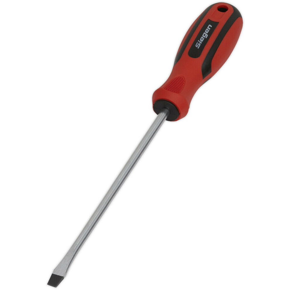 Loops Slotted 6 X 150Mm Screwdriver With Soft Grip Handle - Chrome Vanadium Shaft