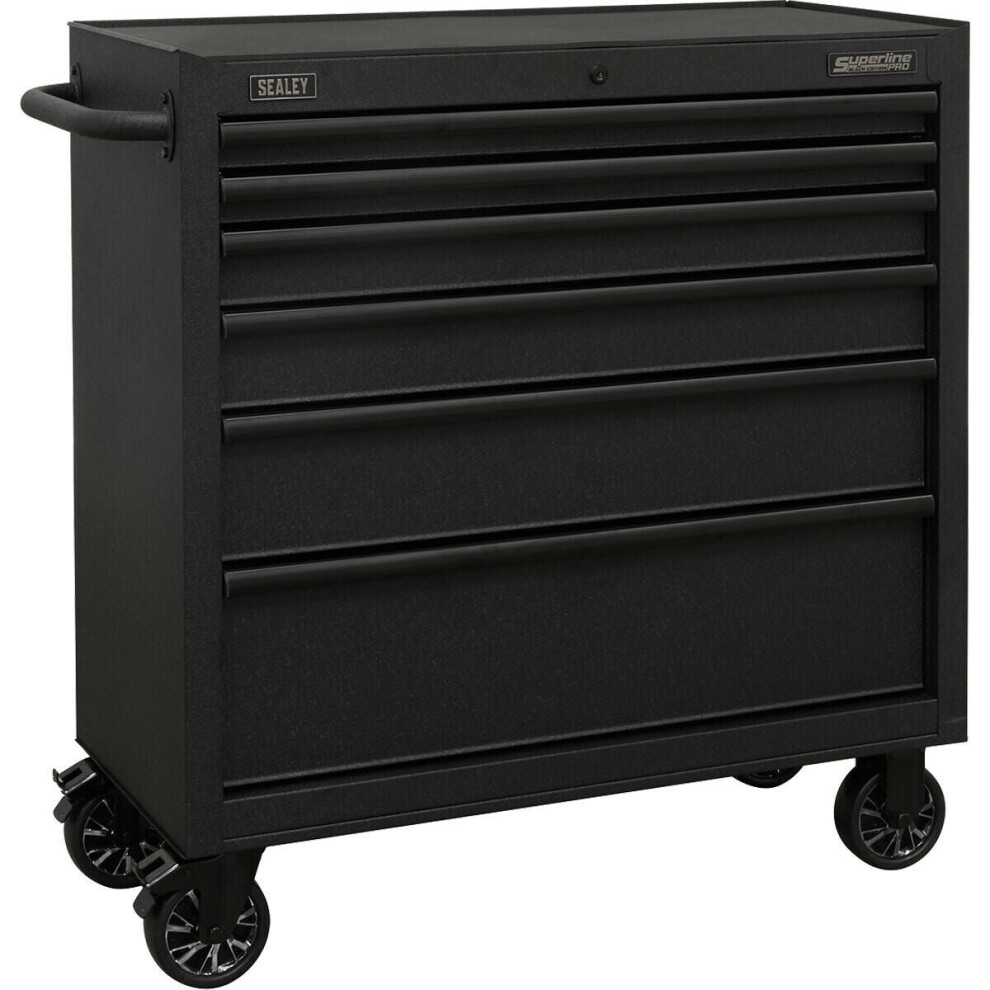 1000 x 458 x 980mm 6 Drawer SOFT CLOSE Portable Tool Chest Locking Mobile Case