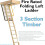 Loops 3 Section FIRE RATED Folding Loft Ladder & Handle Hatch & Frame 2.75m Height 2