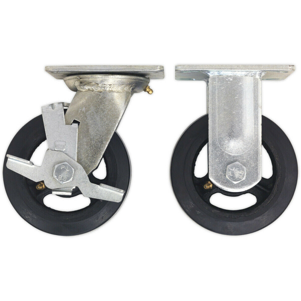 Castor Wheel Kit - Suitable For ys09539 ys09540 & ys09725 Tool Storage Chests